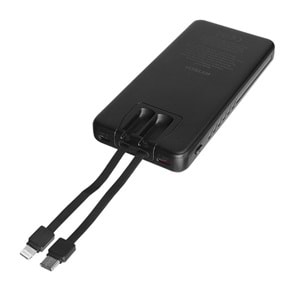 HYTECH H120 10000mAh HSC22.5W PD20W+QC3.0 18W Siyah LCD Şeffaf Taşınabilir Pil Şarj Cihazı Powerbank