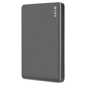 S-LINK MG105 5000mAh PD20W Magsafe 15W Kablosuz Type-C Gri Taşınabilir Metal Şarj Cihazı Powerbank