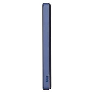 S-LINK MG105 5000mAh PD20W Magsafe 15W Kablosuz Type-C Mavi Taşınabilir Metal Şarj Cihazı Powerbank