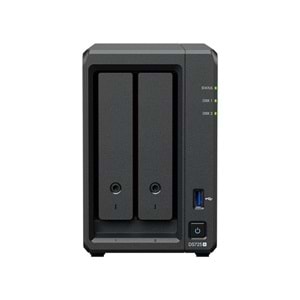 SYNOLOGY DS725 PLUS RYZEN 1600-16GB RAM- 2-diskli Nas Server (Disksiz)