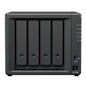  SYNOLOGY DS925-16G PLUS RYZEN V1500B-16GB RAM- 4-diskli Nas Server (Disksiz) 