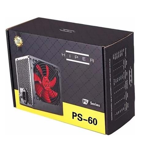 HIPER 600W PS-60 12cm Fanlı Power Supply