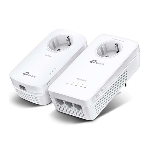 TP-LINK TL-WPA8631P KIT EV Ofis Tipi PowerLine Ağ Adaptörü Kutu Açık (Outlet)