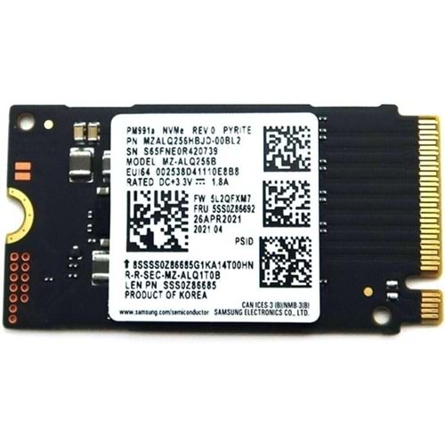 SAMSUNG 512GB MZAL4512HBLU-00BL2 3500- 2500MB/s M2 NVME GEN3 Disk (2242 FORM FACTOR)