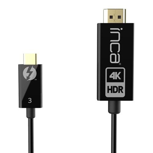 INCA ITCH-30 1.8metre TYPE-C - HDMI Görüntü Kablosu 4K 60Hz