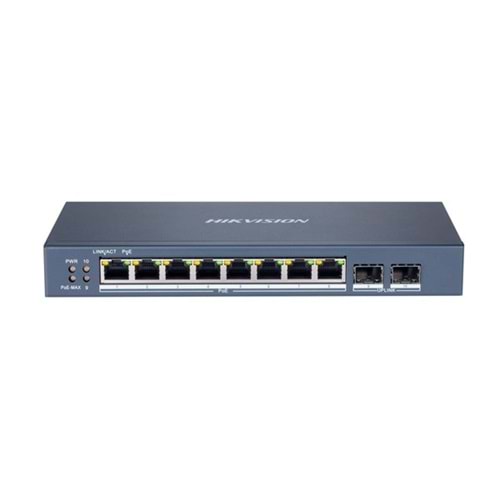 HIKVISION 8port 120w FULL PoE DS-3E1510P-SI GIGABIT 2X SFP Yönetilemez Switch