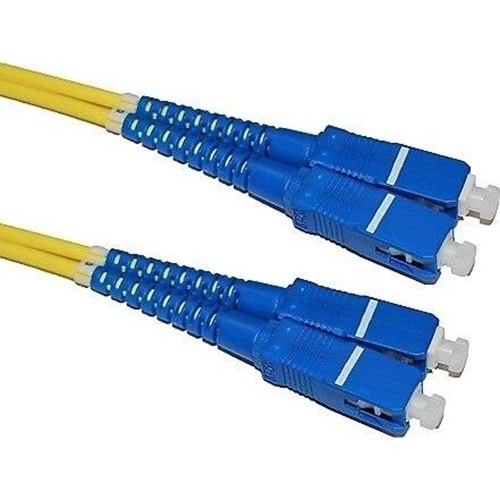 DIGITUS 2m SM SC-LC 9/125µ LSZH Duplex Fiber Optik Patch Kablo