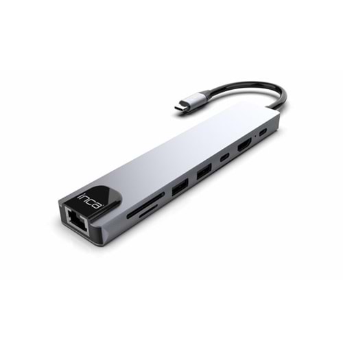 INCA ITPC-7T 0.15metre 7in1 Çok Portlu Görüntü Adaptörü 4K