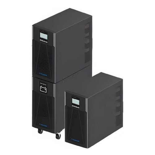 TESCOM 10KVA NEOLINE ONLINE 1/1F LCD EKRAN UPS 16x 12v 7amper