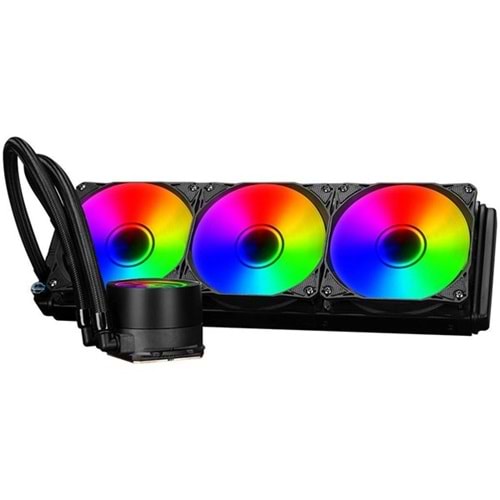 POWERBOOST 360mm DEEP PB-LCS-PI360 ARGB Sıvı Soğutmalı AM5-1851p İşlemci Fanı