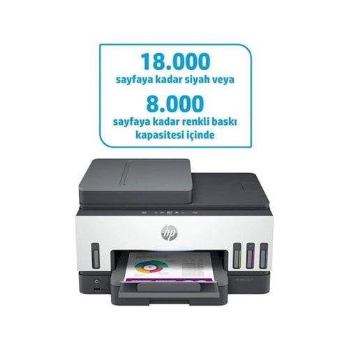 Hp A4 Smart Tank 790 4WF66A Çok Fonksiyonlu Faxlı Tanklı Yazıcı Usb,Ethernet
