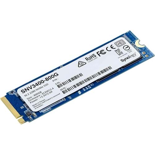 SYNOLOGY 800GB SNV3410-800G 3000-750MB/s M2 NVME NAS DİSKİ