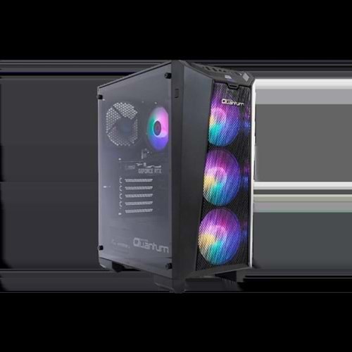 QUANTUM GAMING RYZEN 5600X-16GB RAM-512GB NVME-12GB RTX4070-FDOS GAMING PC