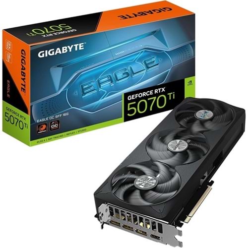 GIGABYTE 16GB RTX5070TI EAGLE GV-N507TEAGLE OC-16GD GDDR7 HDMI-DP PCIE 5.0