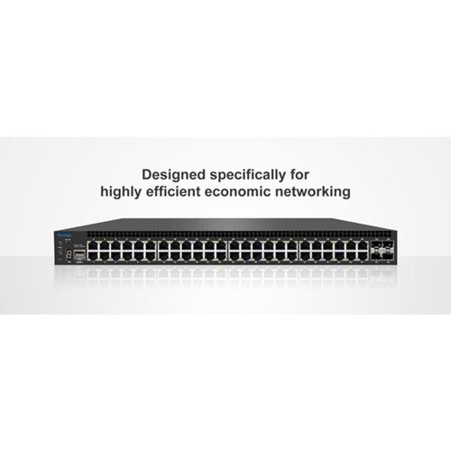 FOREDGE 48port POE PS5052GT GIGABIT 4-SFP 360W LAYER3 YÖNETİLEBİLİR SWITCH