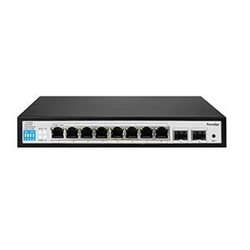 FOREDGE 8port POE PS3010GS GIGABIT 2-SFP 96W YÖNETİLEBİLİR SWITCH