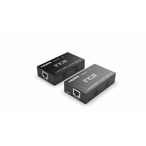 INCA 1port IEX-60 1port HDMI (giriş) 1port Ethernet (Cat6) HDMI Repeater 60metre mesafeye kadar