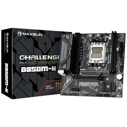 MAXSUN CHALLENGER B850M-K DDR5 HDMI PCIE 5.0 AM5 MATX
