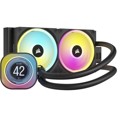 CORSAIR 240MM H100i CW-9061007-WW RGB AM5-1851P SIVI SOĞUTMALI İŞLEMCİ FANI