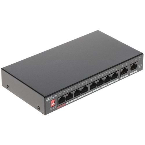 DAHUA 8port 90w PFS3010-8GT-96 GIGABIT 2-Uplink Yönetilemez FULL POE SWITCH