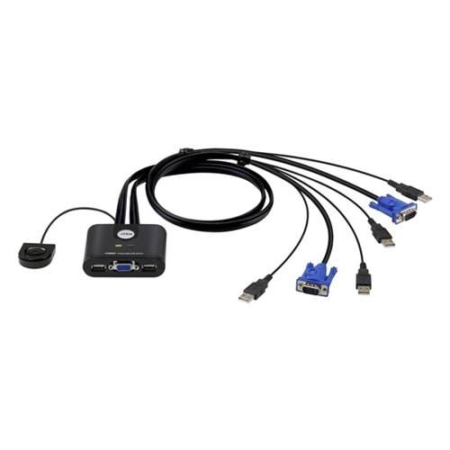 ATEN CS22U 2-Port USB VGA KVM Switch