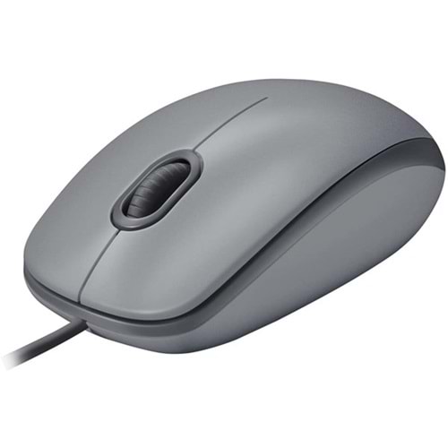 LOGITECH M110 Sessiz Tam Boyutlu Kablolu Usb-A Bağlantılı Optik Mouse - Gri 910-006760
