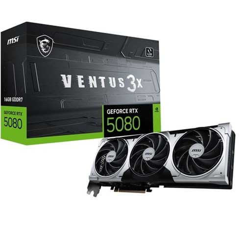 MSI RTX5080 16GB VENTUS 3X PLUS 16G GDDR7 256bit HDMI DP PCIe 5.0	