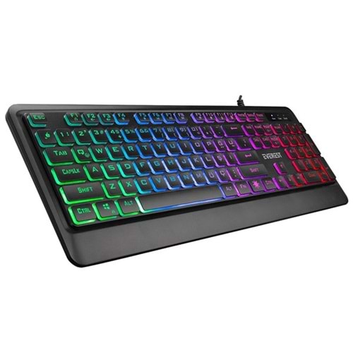 EVEREST Q TR KB-R59 FORZA Siyah Usb Rainbow Backlight Klavye