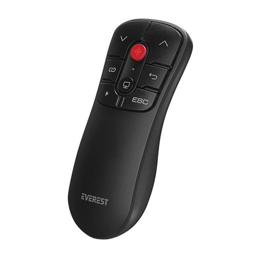 Everest PSN-28 Çok İşlevli USB Kırmızı Lazerli 2.4Ghz Kablosuz Type C Profesyonel Sunum Cihazı