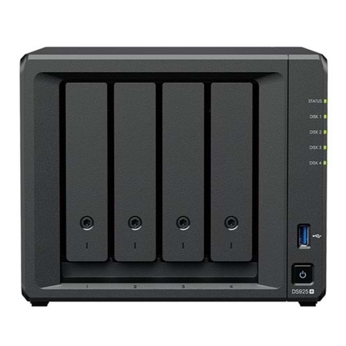  SYNOLOGY DS925-32G PLUS RYZEN V1500B-4GB RAM- 4-diskli Nas Server (Disksiz) 