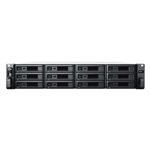 SYNOLOGY RS2423 PLUS RYZEN V1780B-32GB DDR4 ECC UDIMM-12-Diskli Rack Nas Sunucu (Disksiz)