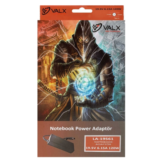 VALX HIGH TECHNOLOGY LA-19561 19.5V 6.15A 120W 7.4*5.0MM NOTEBOOK  ADAPTÖR