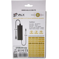 VALX HIGH TECHNOLOGY LA-19564  19.5V 4.7A 90W 4.4MM NOTEBOOK  POWER ADAPTÖR