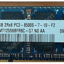 HYNIX 2GB 2Rx8 PC3-8500S-7-10-F2 2GB DDR3 1066MHZ NOTEBOOK RAM