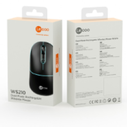 LECOO WS210 DUAL-MODE RECHARGEABLE WIRELESS MOUSE