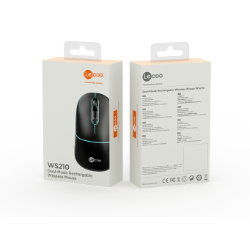 LECOO WS210 DUAL-MODE RECHARGEABLE WIRELESS MOUSE