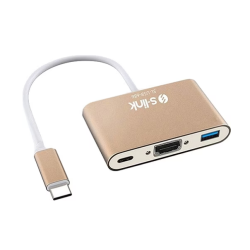 S-LINK TYPE-C TO HDMI + USB 3.0 + USB 3.1 ADAPTER SL-USB-C68