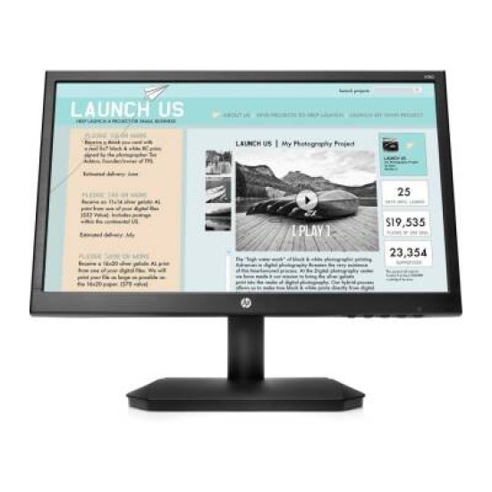 HP V190 60HZ HD 18.5" 1366X768