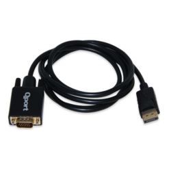 QPORT CABLES ACCESSORIES Q-DPV DISPLAYPORT M TO VGA CABLE 1.8M