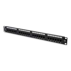 DIGITUS 1U 24port Cat6 Utp Bakır Patch Panel DN-91624U