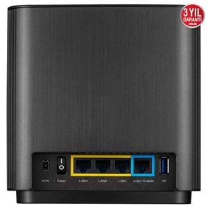 ASUS ZENWIFI AX XT8 AX6600 Dual Band EV Ofis Tipi Gaming Router 2-li paket