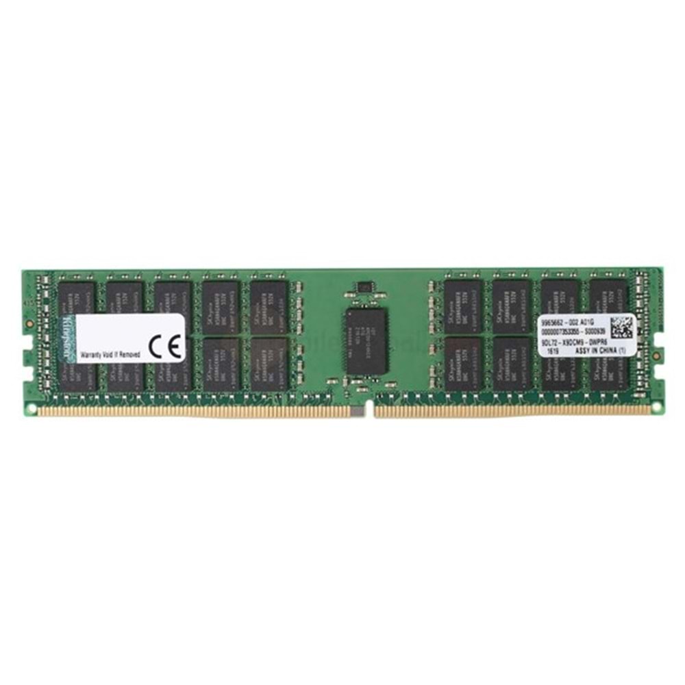 KINGSTON DDR4 ECC RDIMM 32GB 2933Mhz KTD-PE429/32G 2Rx4 Sunucu Ram