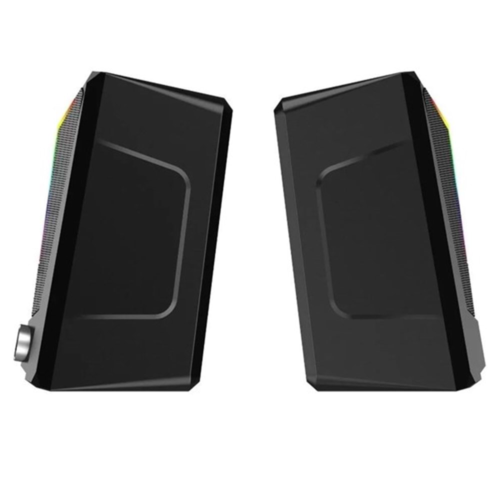 LENOVO LECOO DS104 1+1 Siyah 6w RMS Hoparlör RGB Ledli