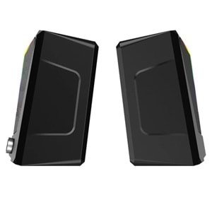 LENOVO LECOO DS104 1+1 Siyah 6w RMS Hoparlör RGB Ledli