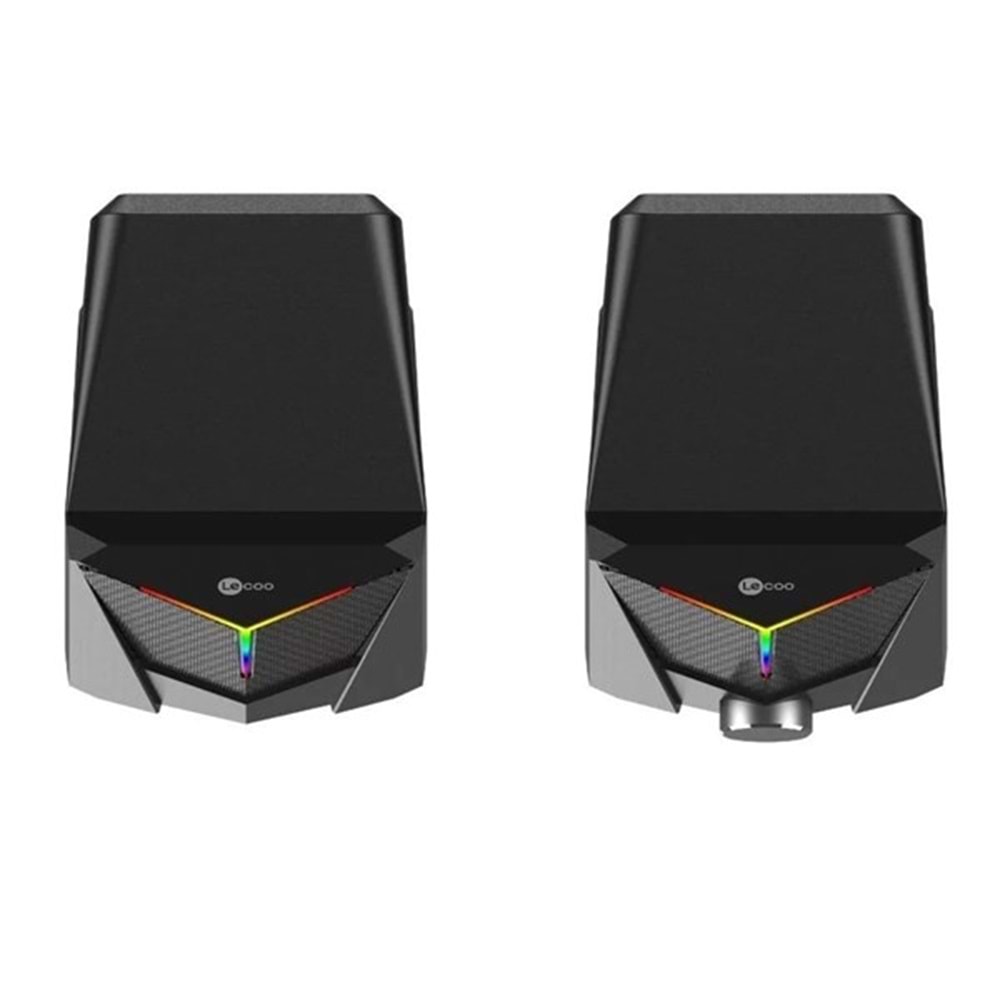LENOVO LECOO DS104 1+1 Siyah 6w RMS Hoparlör RGB Ledli