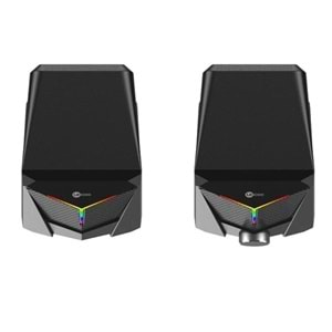 LENOVO LECOO DS104 1+1 Siyah 6w RMS Hoparlör RGB Ledli