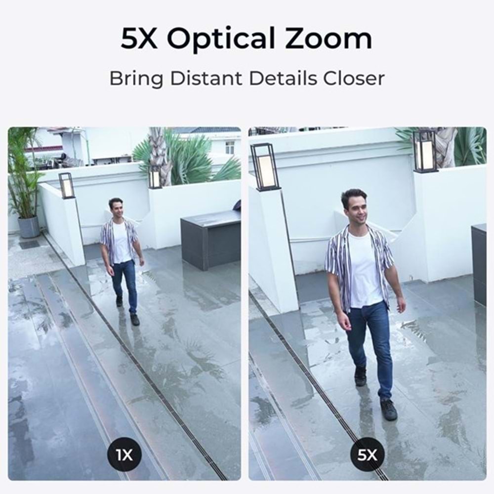 REOLINK 8MP DOME Motorize 5x Zoom P437 IP Güvenlik Kamerası PoE IP67, Renkli
