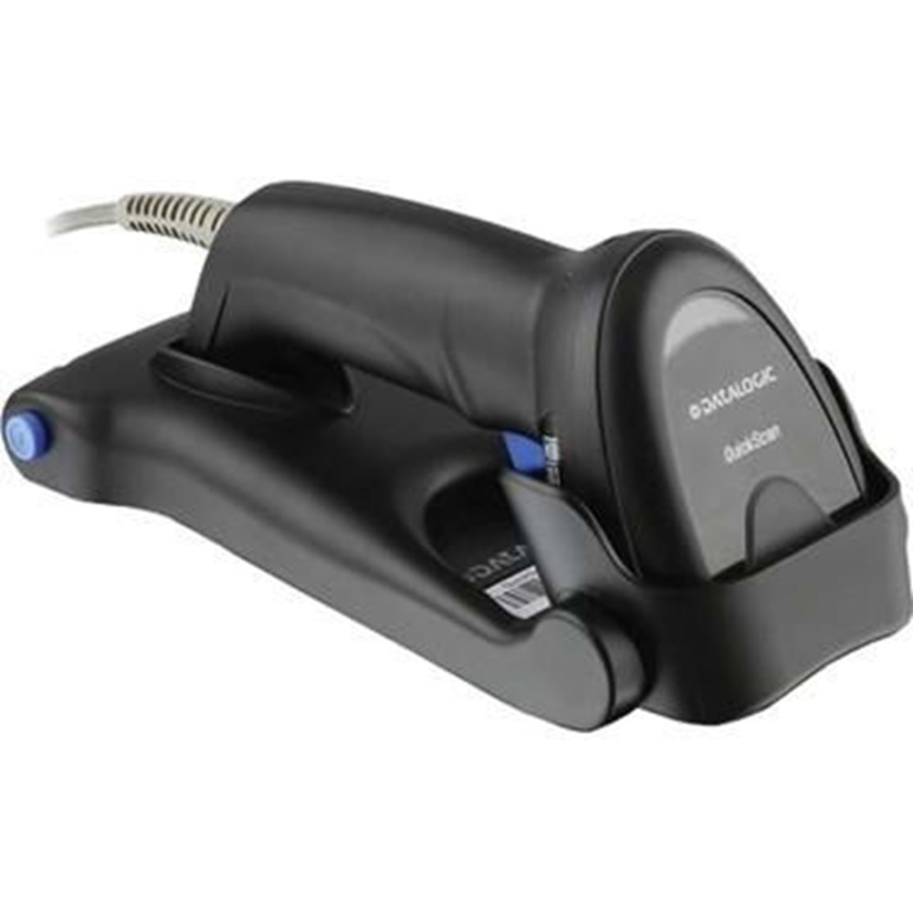 DATALOGIC El 1D Laser QuickScan QD2220-BKK1S USB El Tipi Barkod Okuyucu Ayaklı