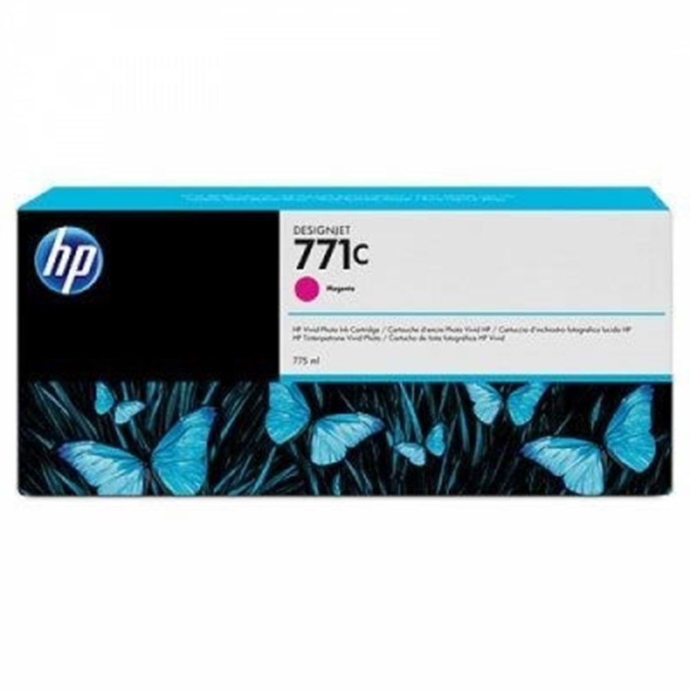 Hp No:771 B6Y09A 775Ml Kırmızı Kartuş