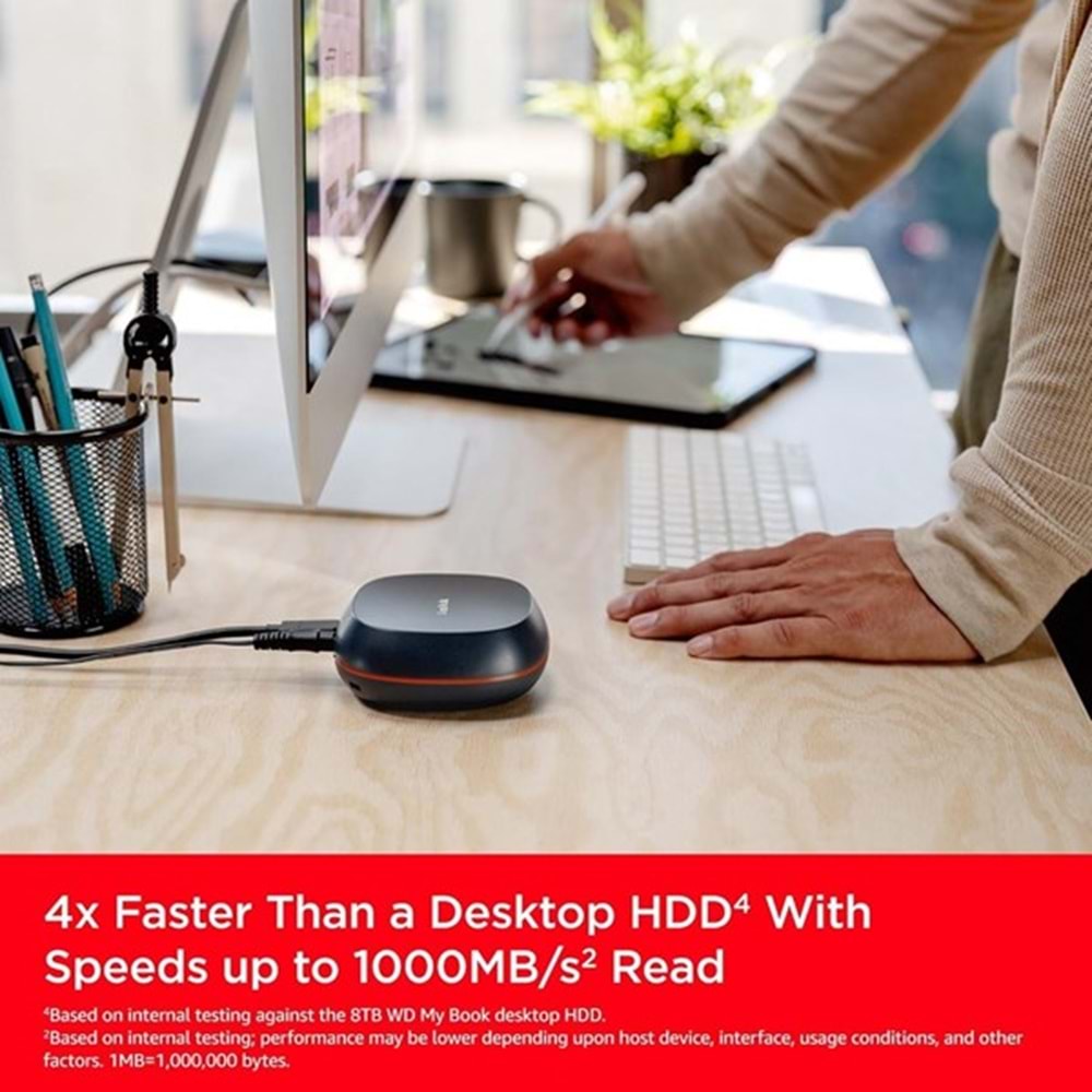 SANDISK 4TB DESK DRIVE SDSSDT40-4T00-EM25 SSD USB 3.2 HARİCİ DİSK